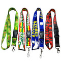 Personalized Small Quantity Custom Silk Screen Design Printed Lanyards for Team Polyester Lanyards