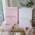 Birthday Surprise Bomb Gift Box Larger Explosion Balloon Box for Marriage Proposal Birthday Valentine's Day