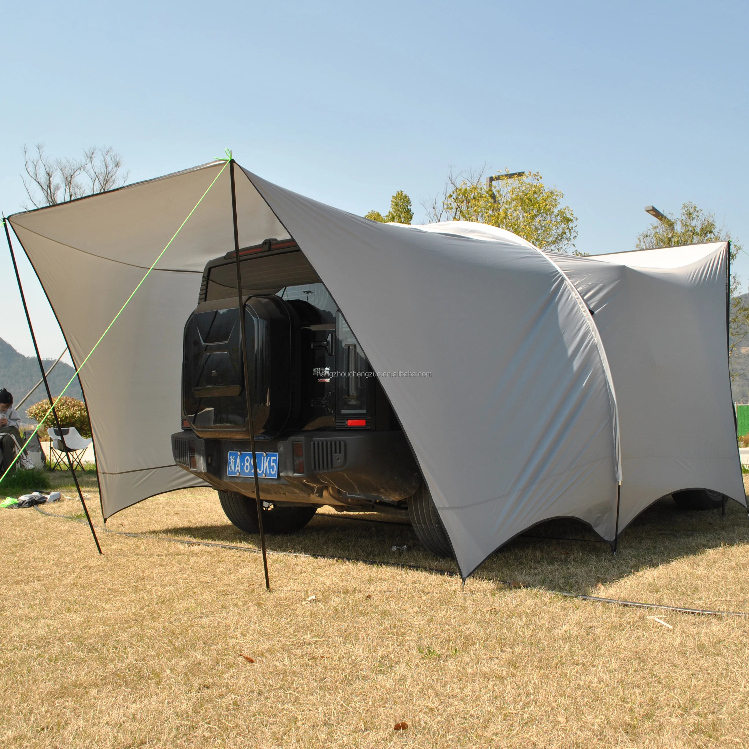 CZX-562 Car Awning Sun Shelter Garage Tent Portable SUV Tent Tailgate Shade Car Canopy8 Persom Beach Awning Tentbeach Tent
