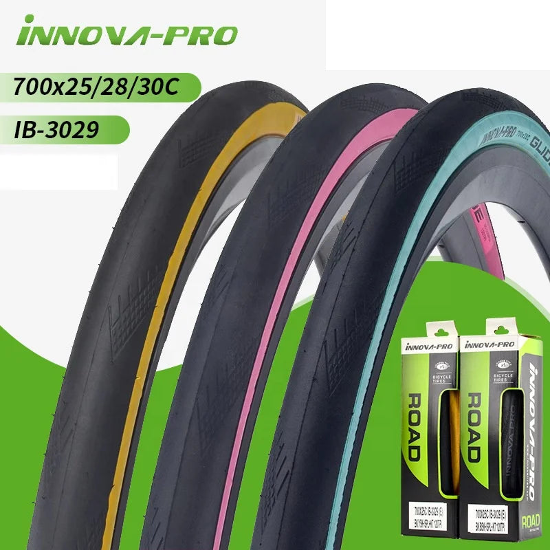 Innova IB3029  Bicycle Tire 700*25/28/30c  120TPI Ultra-light Stab-resistant Folding Tire 25-622 Road Bike Tyre