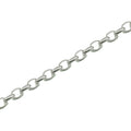 Wholesale Cheap Real 925 Silver Big Oval Rolo Belcher 6x9mm in Meter for Jewelry Chain Man Necklace Making