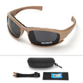 Unisex Tactical Outdoor Shooting Glasses Polarized UV400 Protection Green White Fashionable PC for Airsoft