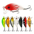 LETOYO 5.2cm/5g Short Tongue Plastic Suspending Floating Lip Sea Fishing Lure Deep Minnow Lure
