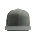 High Quality Custom Plain Snapback Hats Custom logo Design Thick Polyester Hip-hop Caps Heather Grey Gorras for Adult Unisex