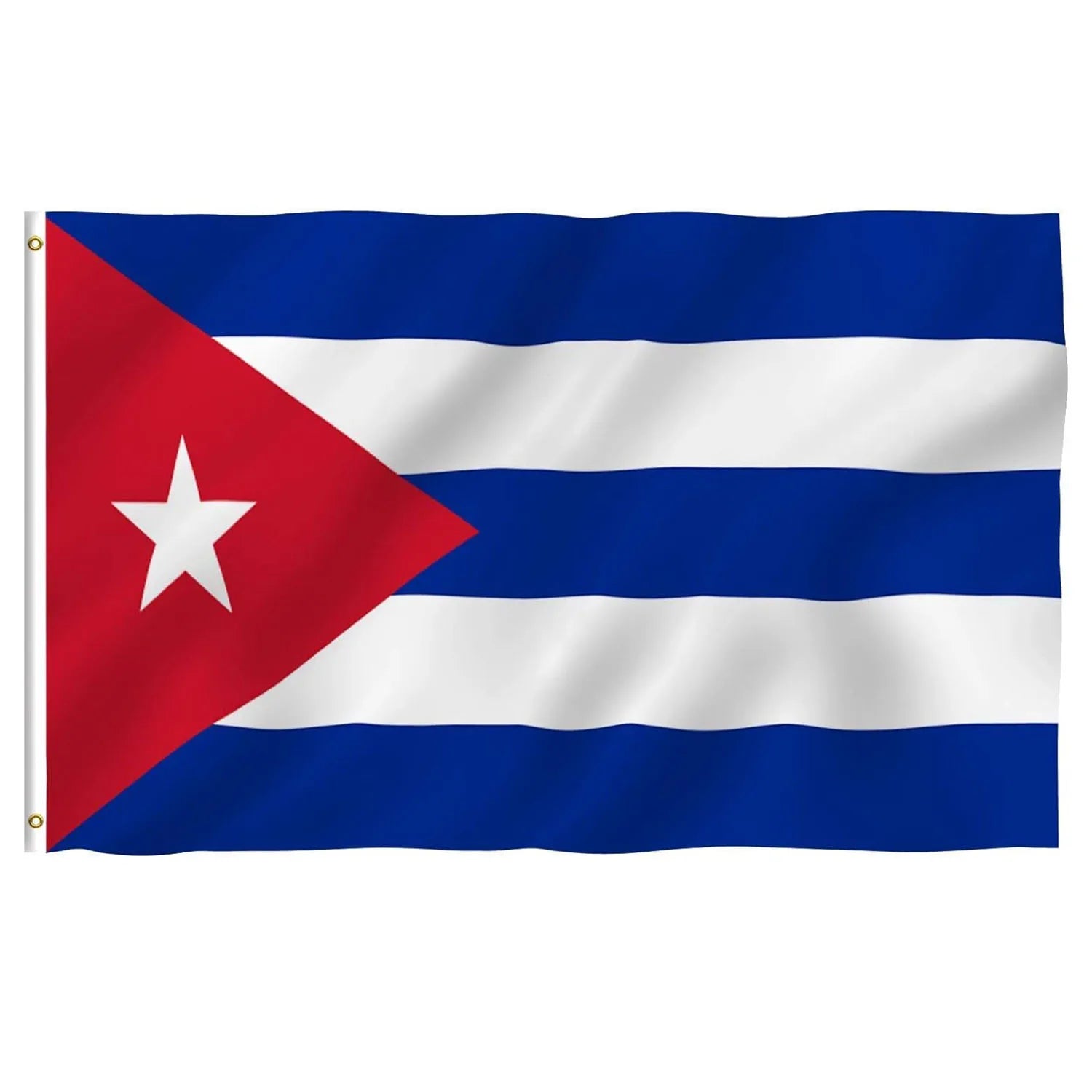 3*5ft Promotional Polyester Cuba Flag Bright Color Double Stitching Digital Car Flag with Quick Shipping