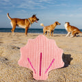 Wholesale Cute Scallop Shaped Durable Toys Squeaky Inside Pet Toys Dog Stuffed Chew Plush  Interactive Dog Toys Pet Accessories