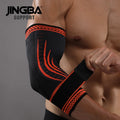 JINGBA Anti-Collision Tennis Baseball Elbow Pads OEM/ODM Flexible Knitting Arm Sleeve Sports Protection