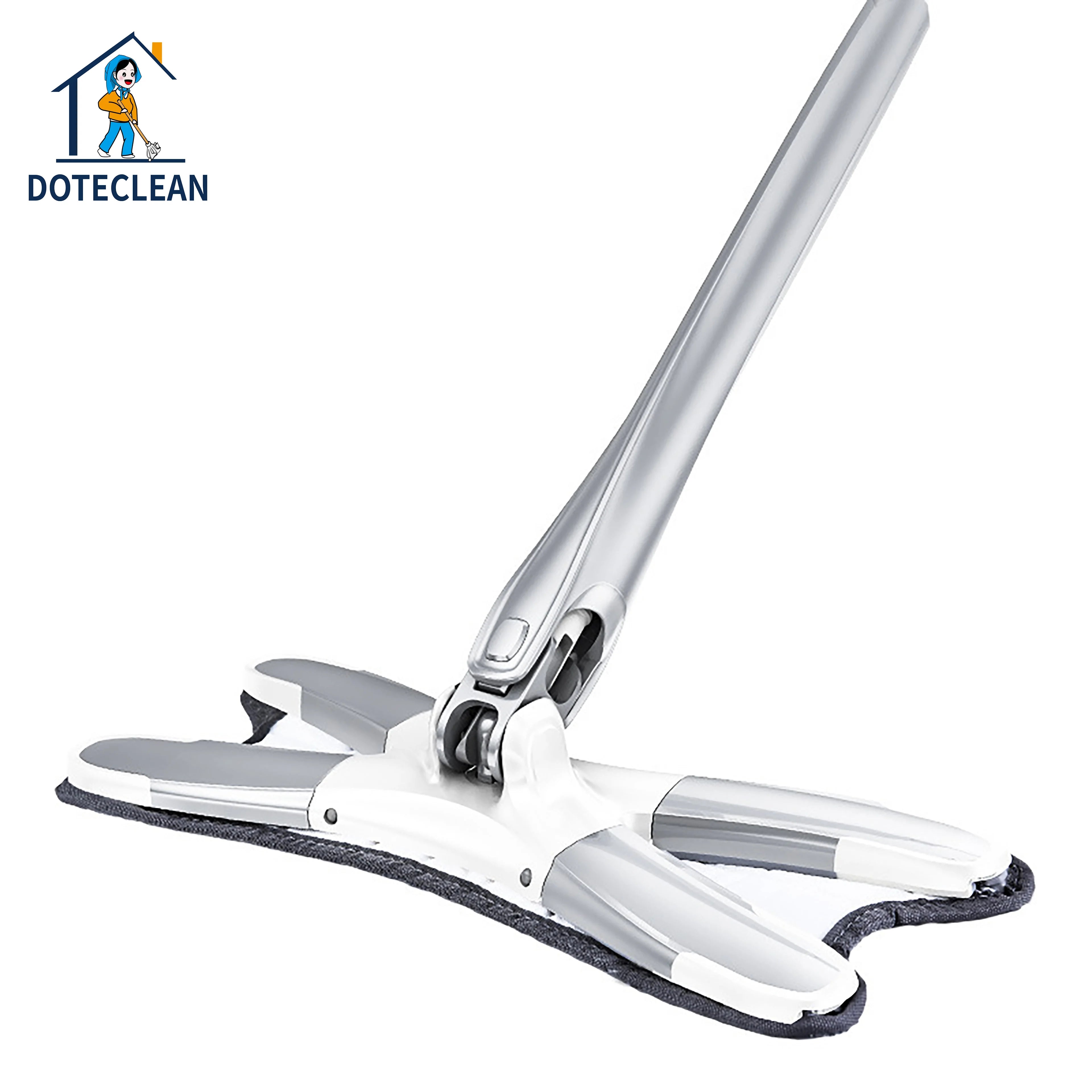 High Quality Cleaning Tools & Accessories Microfiber Pads Easy Wringing Swivel Handle Eco-friendly 360 Degree Flat Mop Floor
