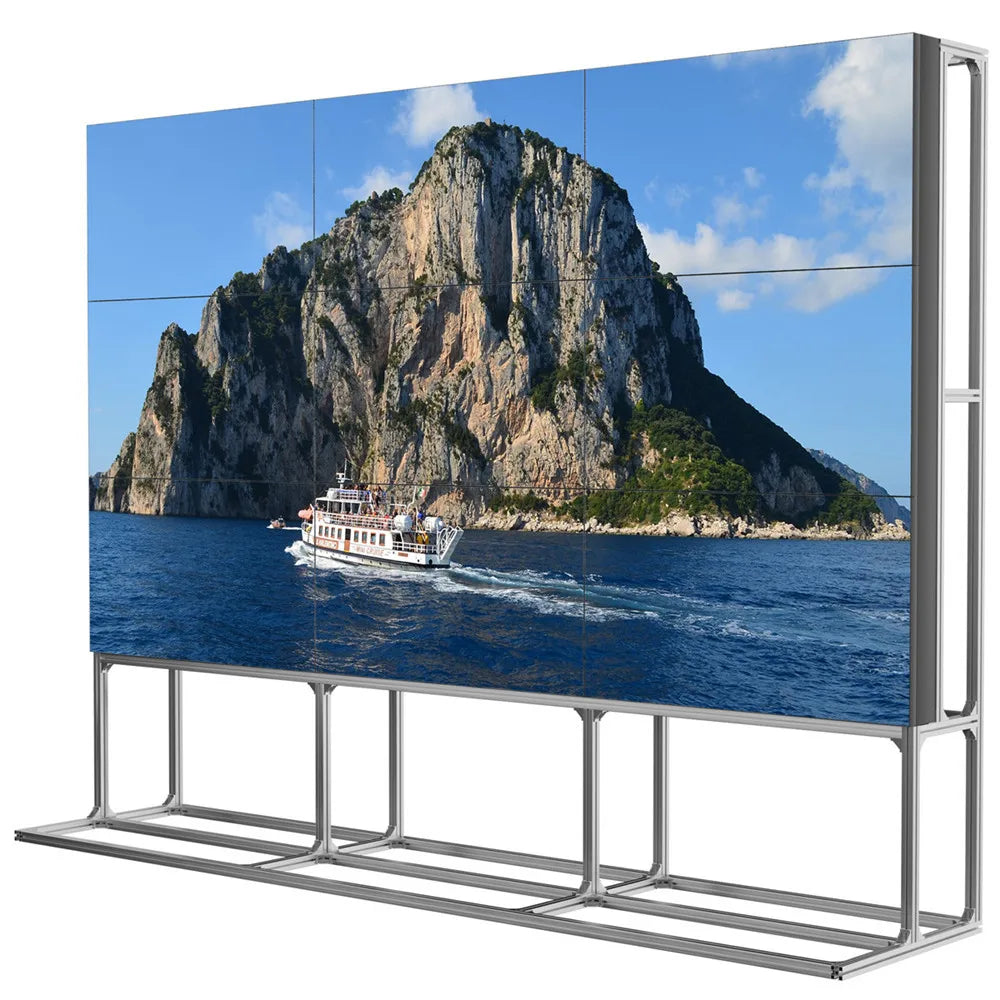 32/43/46/55/65 Inch LCD Video Wall Monitor 2x2 3x3 4x4 Splicing Panel LTI460HN09 Indoor 4K Video Wall Replacement Screen Display