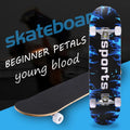 Wholesale Pu Mute Wheel All Terrain Double Warped Skateboard Deck Maple Longboard Skate Board
