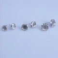 Custom Star Shape 925 Sterling Silver Round Bezel Blanks Earrings Findings