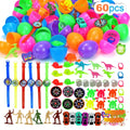 Factory Price 60pcs Pack Easter Basket Stuffers All in One Easter Eggs with Novelty Toys Fillers Party Favor Prize Supplies
