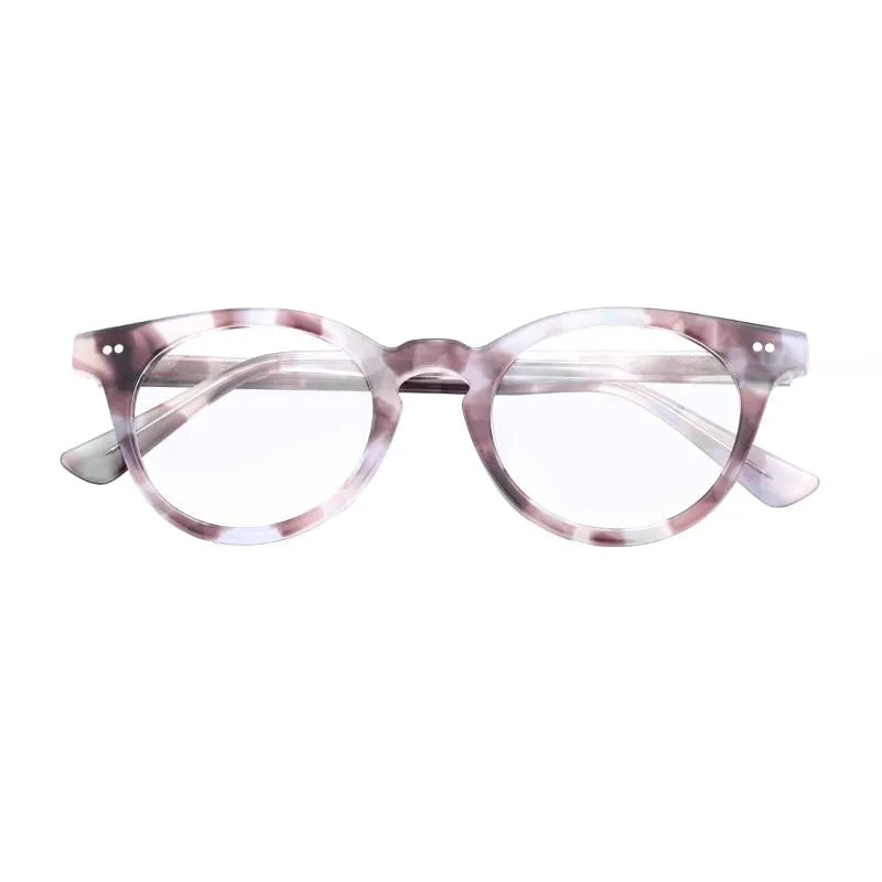 Fashion Italy Mazzucchelli Round Men Women Acetate Optical Glasses Eyewear Eyeglasses Frame