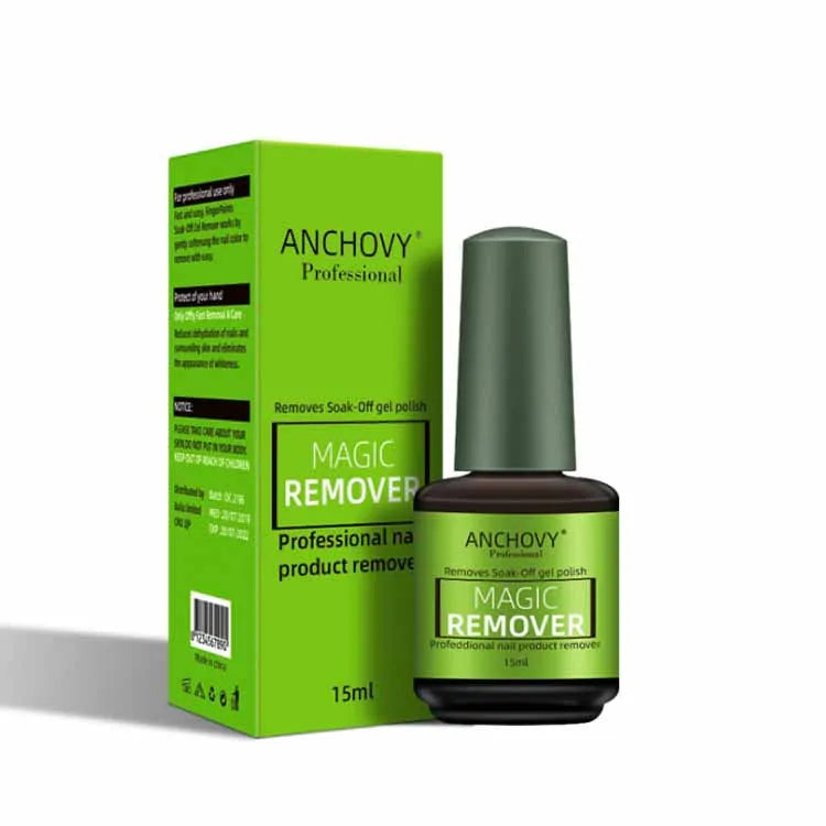 ANCHOVY New Selling Professional Soak Off Gel  Magic Nail Polish Fast Remover