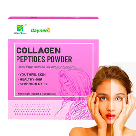 Custom Collagen Peptide Hair Skin Nails Beauty Skin Whitening Joints Marine Collagen Powder for Lightening