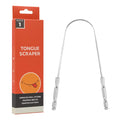 Stainless Steel Tongue Scraper Wholesale Oral Care Silver Stainless Steel Tongue Cleaner Scraper