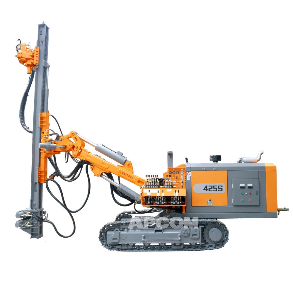 Hydrullic Anchor Engineering Drilling Rig Anchoring ZEGA 425S Vialvv Diesel Engine Borehole Drilling Rig With Electric 55kw Mot