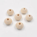Wholesale 15*20MM Natural Wooden Beads Loose Beads with Hole for DIY Jewelry & Toy Making