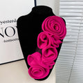 Simplicity Casual Four Seasons 3D Floral Decoration Flower Shape Wedding Dress Accessories Detachable Floral Clothing Accessory
