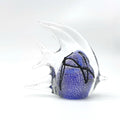 Exquisite Handmade Blue Ocean Fish Art Glass Ornaments for Decoration