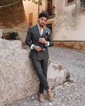 Custom Made New Arrival Double Breasted Top Lapel Men Suits Formal Business Casual Arket blazer Street Wear Tuxedos Sets