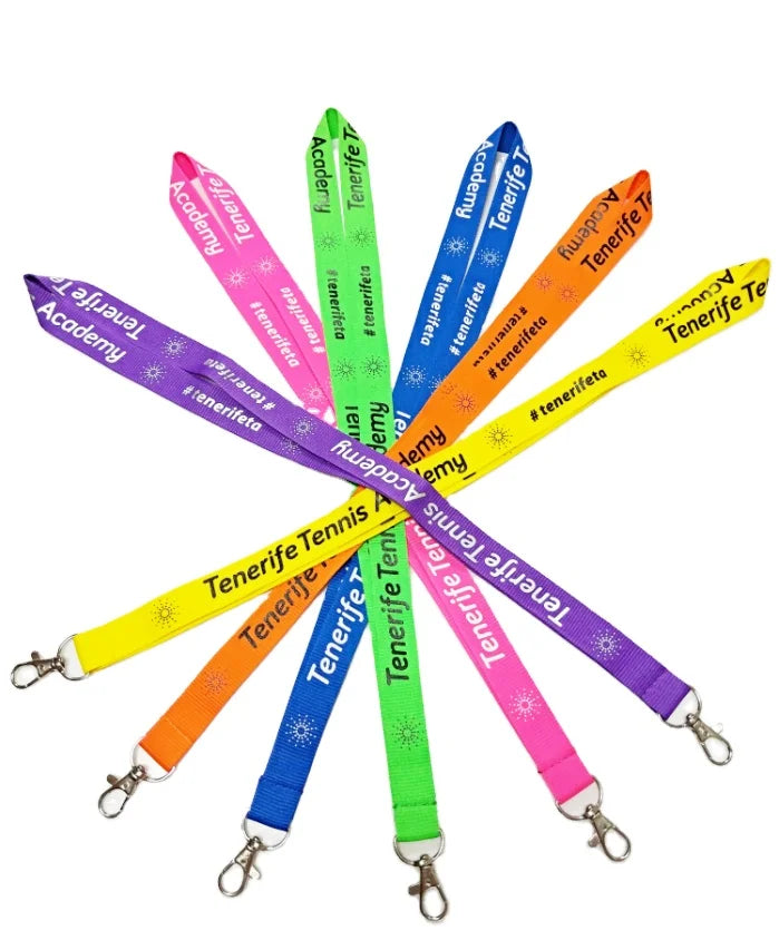 Bulk Sale Polyester Custom Logo Keychain Sublimation Printed Lanyard with Breakaway and Badge Reel