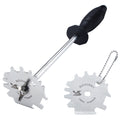 Stainless Steel BBQ Grill Scraper Safer Metal Grill Grate Cleaner Than Wire Brush Efficient Barbecue Grate Cleaning