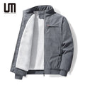 Liu Ming Fashionable 2025 Winter Men s Clothing Thick Corduroy Plus Size Jackets Zipper Stand Collar Windbreaker Fleece Coats