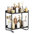 2 Tier Cosmetic Storage Basket Metal Wire Vanity Organizer Rack for Dresser Countertop Bathroom