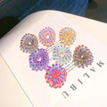 High Quality Hot Sale Korean Cute Sweet Mermaid Metallic Shinny Plastic TPU Fashion Women Telephone Wire Hair Tie Rainbow Hair
