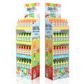 Custom Promotion Supermarket Corrugated Cardboard Recyclable Drinks & Fruits Display Stands Floor Energy Drinks Rack