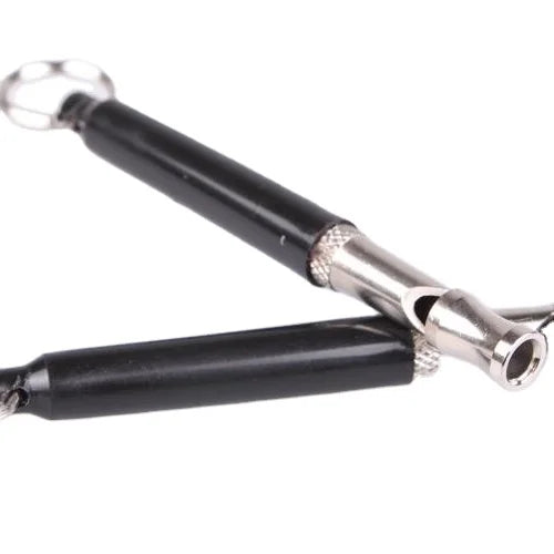 Adjustable Ultrasonic Dog Whistle Device Pet Training Dog Whistle with Lanyard