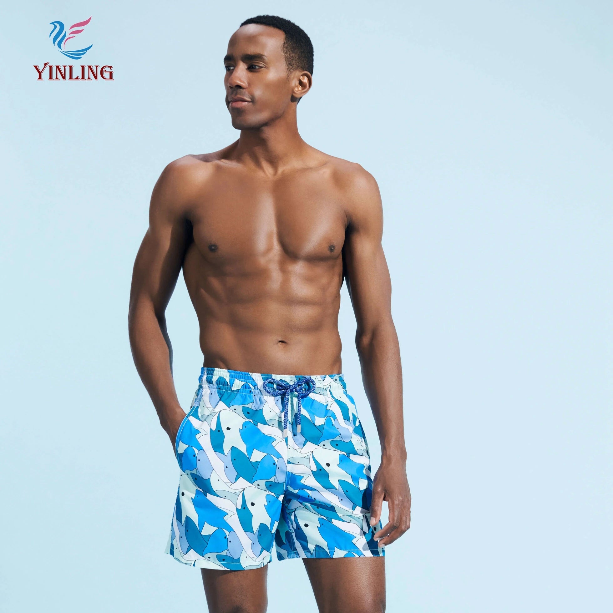 Wholesale Mens Swim Shorts Sport Men Swim Trunks Classic Cut Beach Shorts Swim Trunks