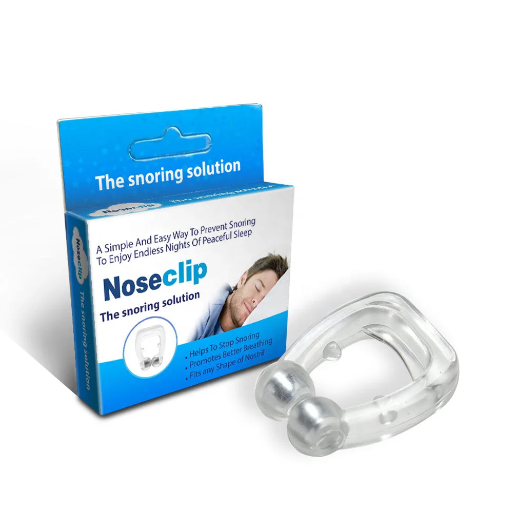 Top Selling Silicone Magnetic Prevent Snore Snoring Nose Clip and Better Breath
