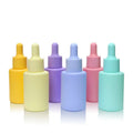 OEM Colored pink 1oz 30ml Glass Bottle Manufacturers Empty Dropper Bottles for Skin Care Serum Cosmetics Packaging Ready to Ship
