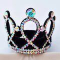 Yantuo Rhinestone Rhythmic Gymnastics Figure Skating Crown Ball Head Children's Dance Performance Hair With Headband Hair Band