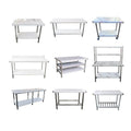 China Hot Selling  Stainless Steel Work Table Food Table for  Commercial Kitchen