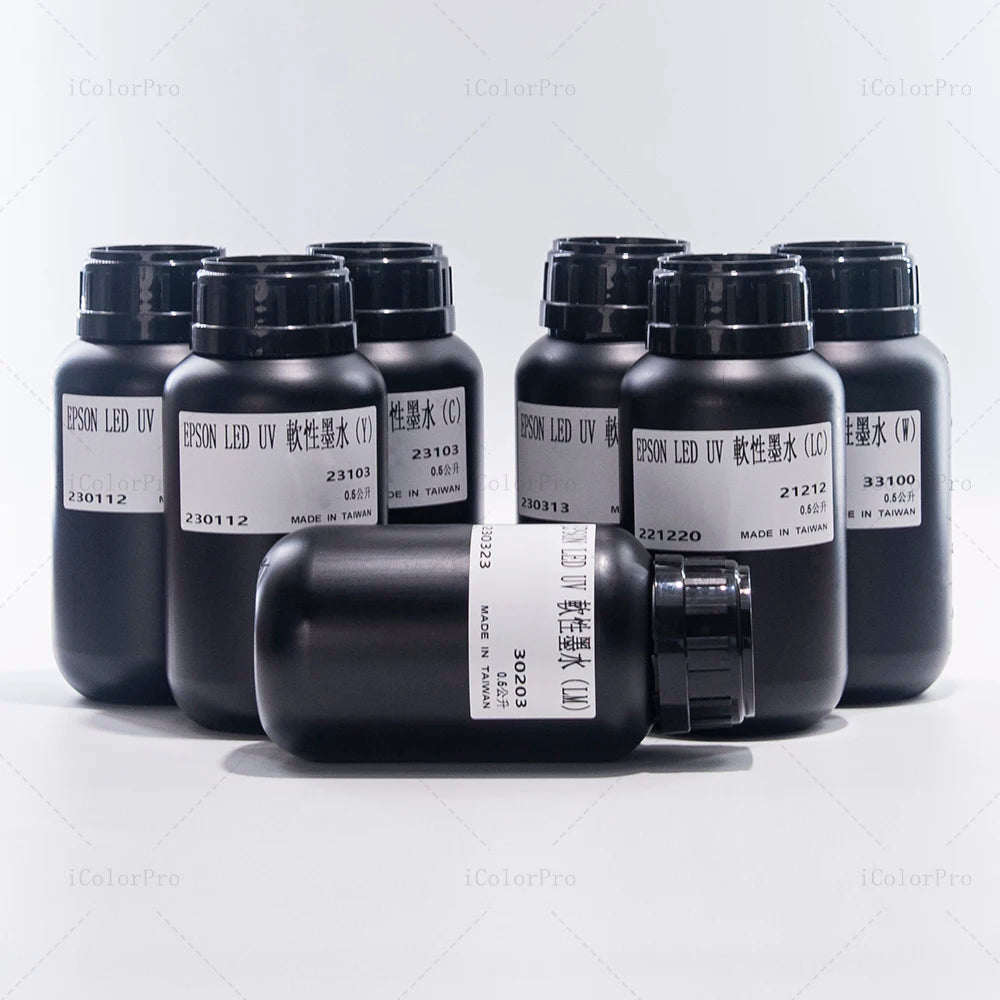 TaiWan DONGZHOU Printer Ink Factory Direct Selling Yellow Soft UV Ink Soft UV Ink for EPSON Industrial Printhead