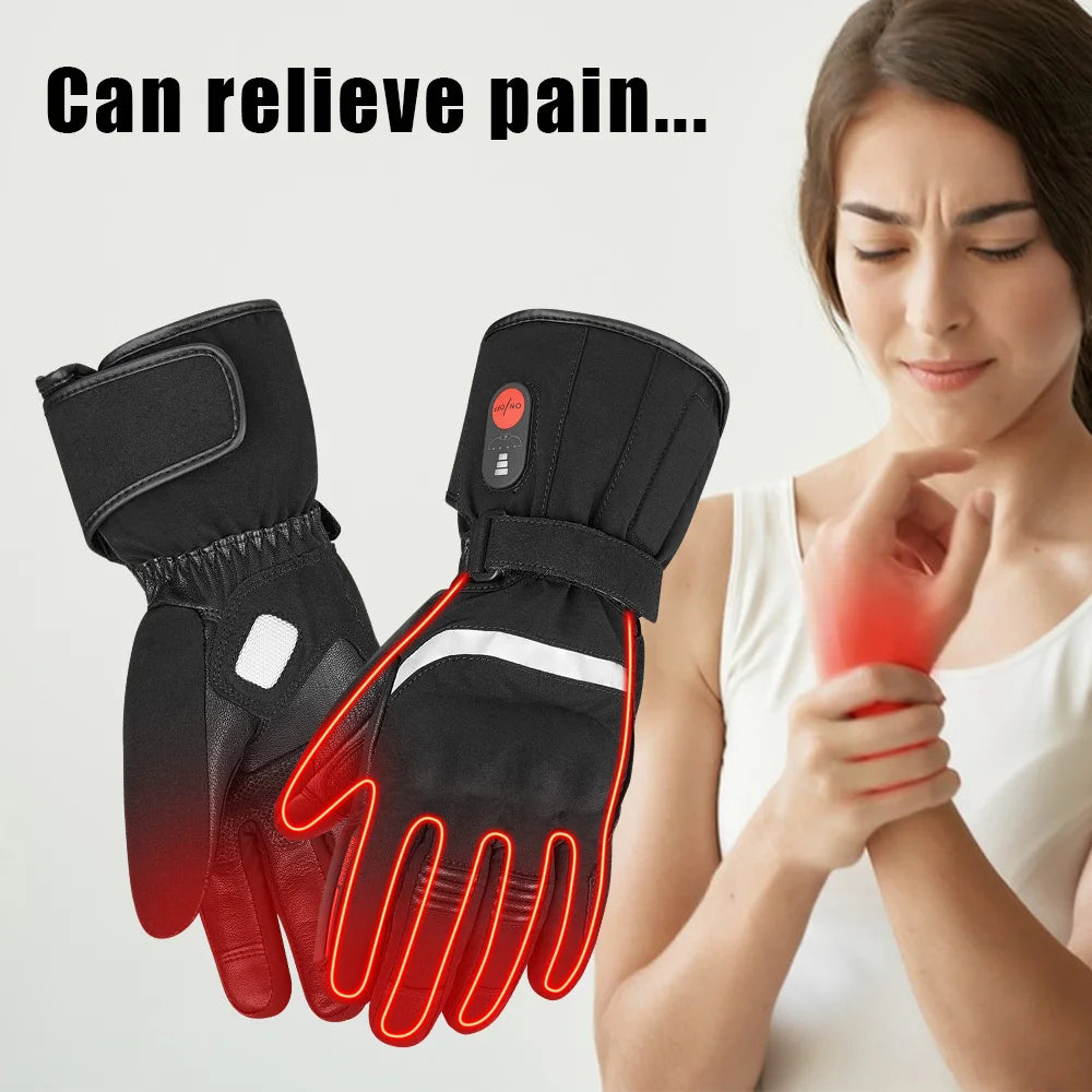 High Power Thermal Output Stable Battery Structure Comfortable Soft Interior Daily Use Winter Performance Heated Gloves