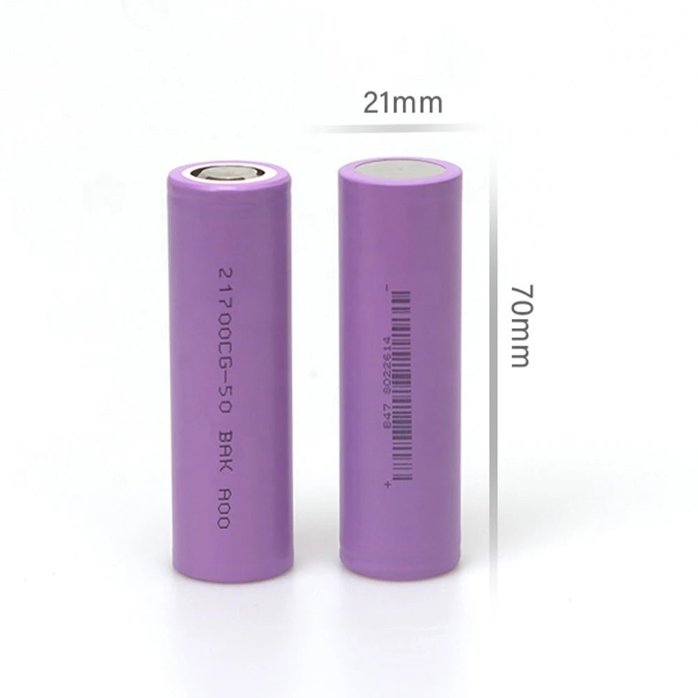 4000mAh-5000mAh Cylindrical Lithium Ion 3.7V Battery Cell 21700 Electric Scooter Various Capacities Li-Ion 4200mAh-4800mAh 1000