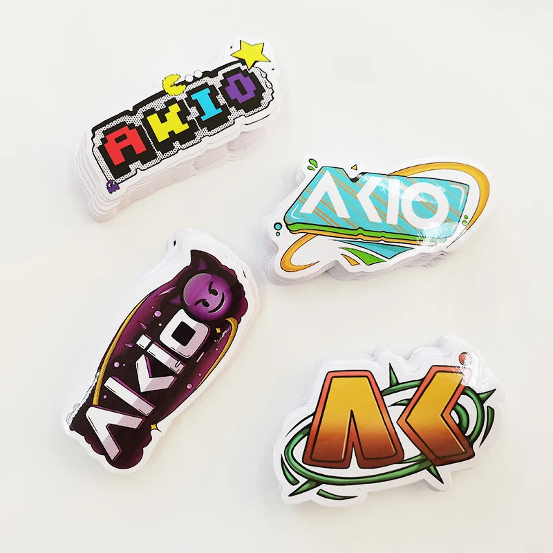Custom Cute Cartoon Sticker for Kids Labels Die Cut Vinyl Paper Logo Sticker Printing for Laptop