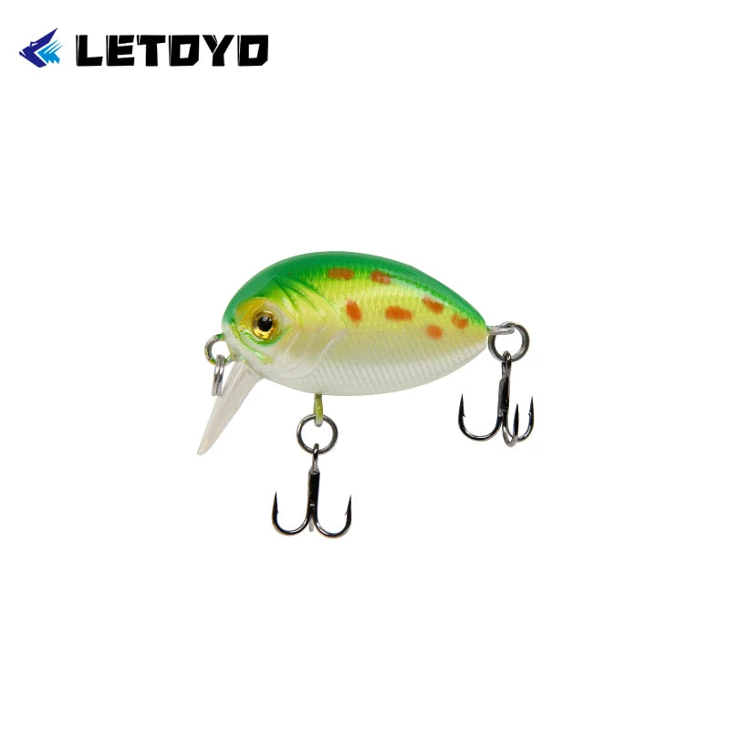 LETOYO Floating Crankbait Lure Artificial Hard Baits 32mm 3.7g  Crank Bait Fishing Lure