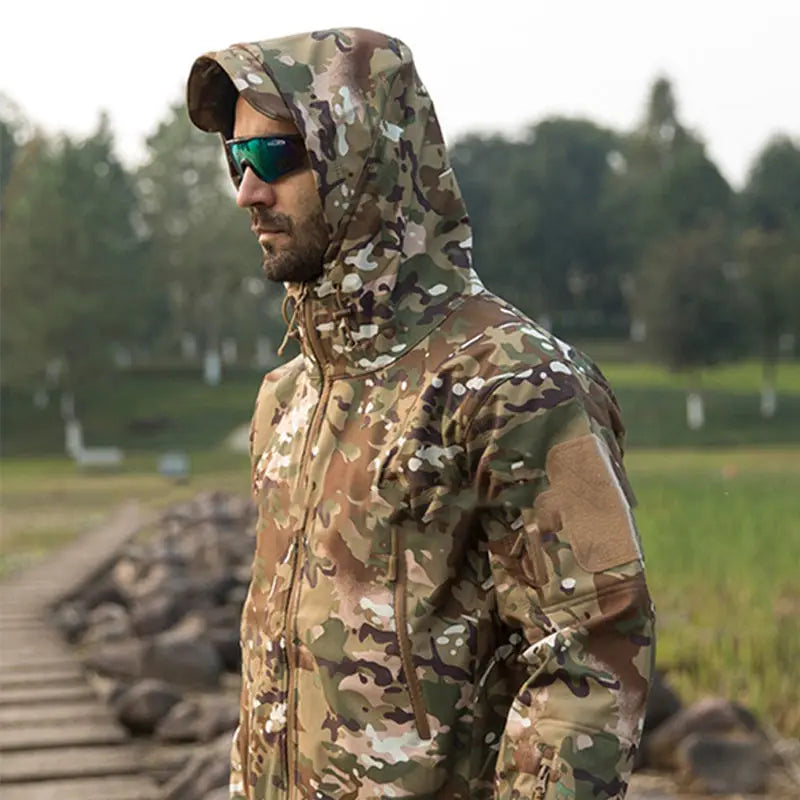 OEM Outdoor Hunting Tactical Jackets Training Wear Jacket Long Sleeves Men Jacket Uniform Sets