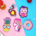 50 Sheets Stationery PVC Soft Cover Loose-leaf Portable Notepad Creative Cartoon Kawaii Notebook Wholesale Suppliers Factory