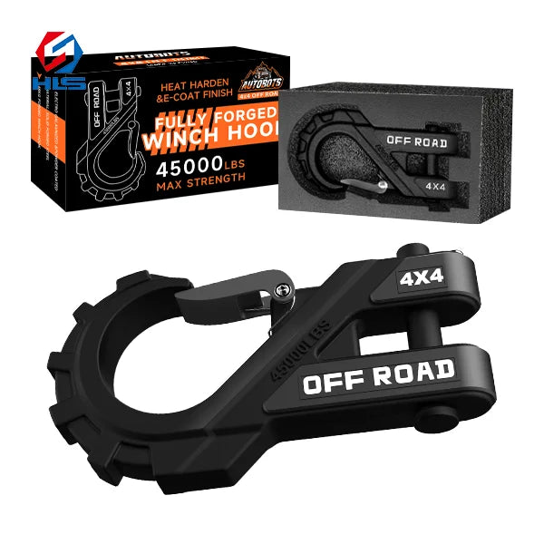 Overlanding Accessories 4WD Towing Recovery Winch Hook Offroad Accessories Trailer Truck Vehicle 3/8" 20 T Winch Hook