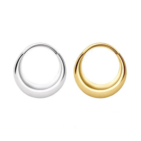 Hot Sale ASTM F136 Titanium High Polished Segment Clicker Ring Nose Septum Ear Lobe Piercing Clicker