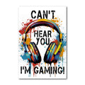 Wholesale Can't Hear You I'm Gaming Printed Canvas Painting Home Hotel Decoration