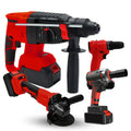 APTS03 Household Electric Cordless Power Tools Combo Kits 21V Cordless Battery Operated Hand Tool Sets 1 Set Hard Case
