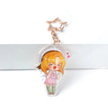 Custom Anime Design Personalized Anime Hologram Epoxy Acrylic Keychain Double Sided
