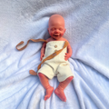 Urchoice Fake 17.5 Inch Cuddly Full Body Silicone Reborn Baby Doll  Adorable Girl Prototype Gift Mother-To-Be Prop